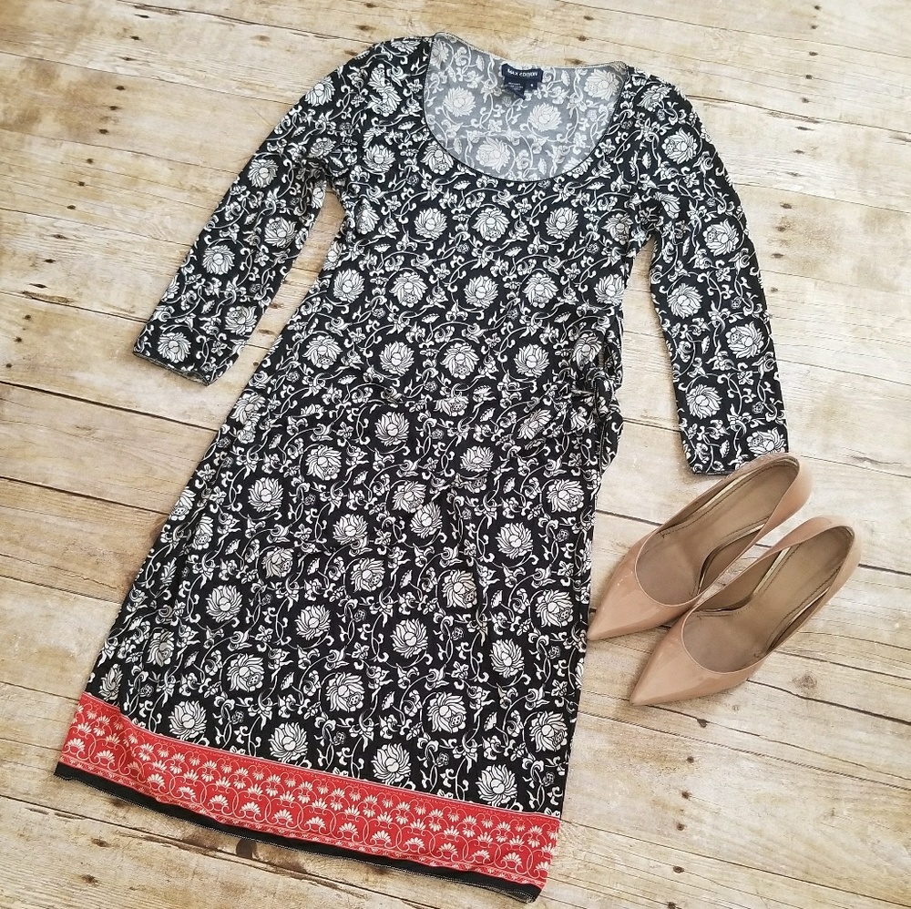 Max Edition Ladies 3/4 Length Sleeve Fitted Dress
